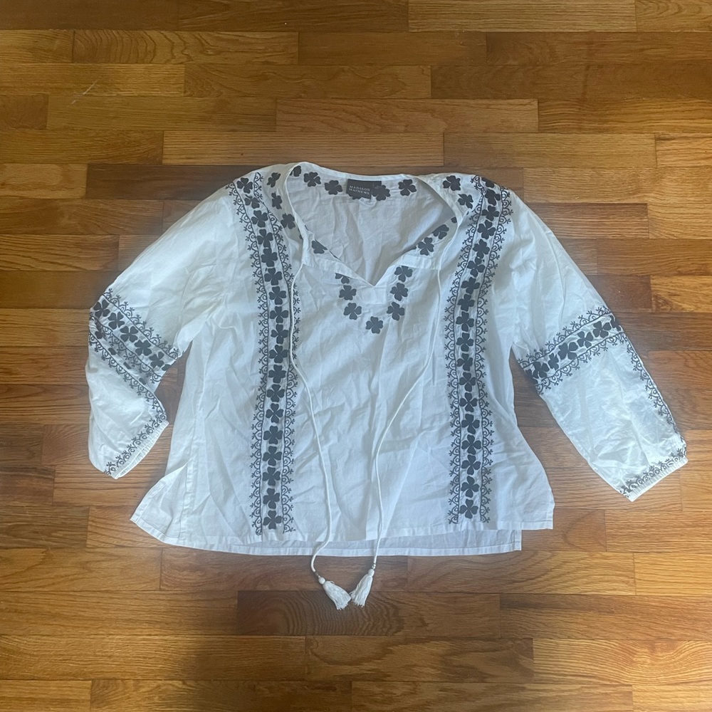 Madison Mathew 100% cotton blouse